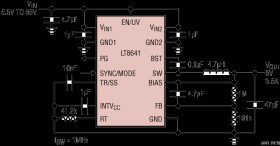 65V, 3.5A Synchronous Step-Down Silent Switcher with 2.5μA Quiescent Current