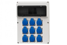Rozdzielnica FEMO 13M - gniazda 9x230V /13 modułów/