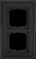 1722-831 Cover frame 2-gang, anthracite - Busch-dynasty®