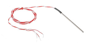 Czujnik RTD PT100 długość 100mm średnica 3mm +200°C żyły 4 Sonda