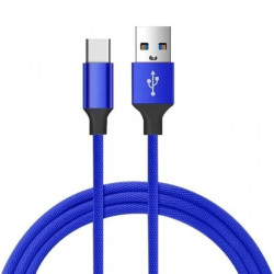 Kabel USB - USB typ C niebieski 1,5m VA0003 VAYOX