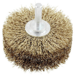 kwb 604030 holzstructure brush HSS steel wire 80mm brass 0.27mm thick