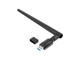 Bezprzewodowa karta sieciowa wifi lanberg nc-1200-wie usb 3.0 ac1200 dual band 1 wewn.+1 zewn. Ant. NC-1200-WIE