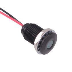 Q10F5ANXXG12E Green 10mm 12VDC LED Panel Indicator IP67 APEM