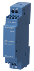 Zasilacz szyny DIN U wy 24V dc I wy 420mA U we 85 → 264V ac TDK-Lambda 10W impulsowy