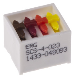 Przełącznik DIP 4-pozycyjny 4PDT THT 1 A przy 100 V -55 → +100°C