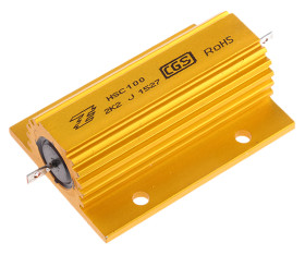 Rezystor do montażu w obudowie 2.2kΩ 100W ±5% TE Connectivity ±30ppm/°C drutowy Oczko lutownicze