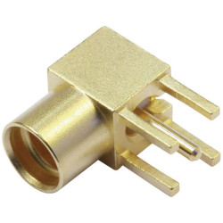 Telegartner 100025104 MMCX Connector Socket 50&#x3A9; Horizontal Mount