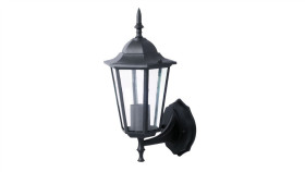 Lampa Ogrodowa Ścienna Vt-749 E27 Max. 40W Czarna Up 7066