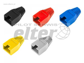 Osłona gumowa wtyku 8P8C RJ45 Szara