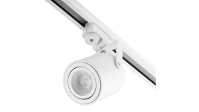 Reflektor Szynowy Gu10 Biały Mat Lampa Do Szynoprzewodów Jednofazowych