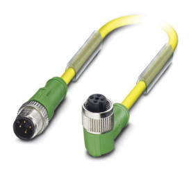 Przewód czujnik-siłownik ze złączem Złącze M12 liczba rdzeni 4 długość 3m Rodzaj A Męskie Złącze B Złącze M12