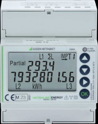 U289C Energy meter, ME, kWh, 4 phases, 1(6)A, M-Bus