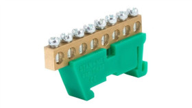 Listwa Zaciskowa Zerowa 8X16mm2 Zielona Th 35-8/Z