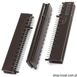 650090-1 Connector 2 x 56 Pin THT AMP