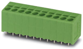 PCB terminal, 1 pole, pitch 5 mm, AWG 24-12, 24 A, spring-clamp connection, green, 1731468