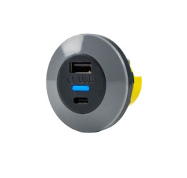 Ładowarka samochodowa, wej: 9 → 32V dc, wyj: 5.2V dc, USB, 3.6A