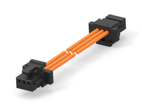 Kabel przewód-płytka, 30 V, raster: 2.5mm, 300mm, Pomarańczowy