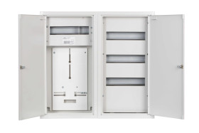 Szafka licznikowa natynkowa 1-licznikowa 3-fazowy 48 modułów IP31 z zamkiem RAL9003 4-311 NRL 48 Z 4-311