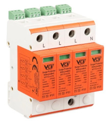 Ogranicznik przepięć Typ T1+T2 4P Typ 1+2 7kA 1,5kV ze stykiem pomocnicznym