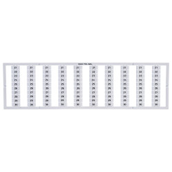 WAGO 793-5604 WMB Multiple Marking System Vertical 21 ... 30 10x, white