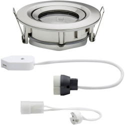 Paulmann 93662 Nova Bathroom Light Recessed IP65 35W Brushed Iron