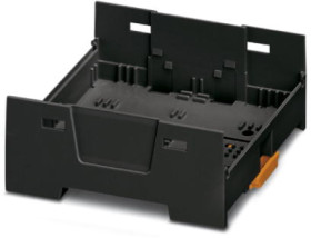 Housing lower part, ABS/PC, (W x H x D) 70.1 x 75 x 30.3 mm, black, for enclosure, 1074752