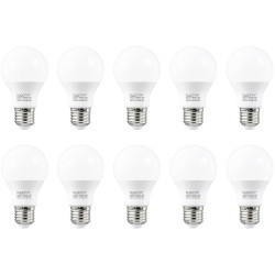 Sygonix SY-5237740 LED bulb E27 7.3W warm white non-dimmable 10-pack