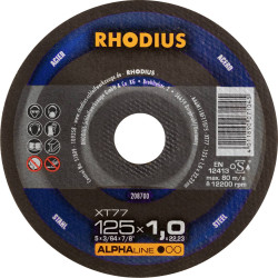 Tarcza tnąca prosta Rhodius 208700 125 mm 1 szt.