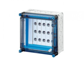 Skrzynka Mi z podst. bezpiecz., IP 65, wlk.2, z drzwiczkami, 5x63A, E18, szyny zb.250A Mi 3230 2000622