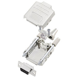 Encitech 6355-0004-12 D-Sub Receptacle set 15 Pin Solder Bucket 180&#xB0;