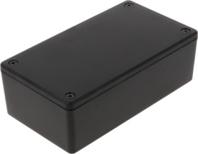 ABS enclosure, (L x W x H) 119 x 66 x 36 mm, black (RAL 9005), IP54, 1591XXCBK