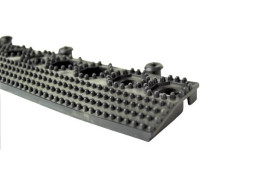 Płytka antypoślizgowa Otwory Czarny Płytka RS PRO PVC