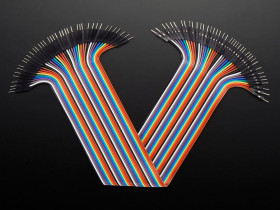 Adafruit Premium Male/Male Jumper Wires - 40 x 12" (300mm)