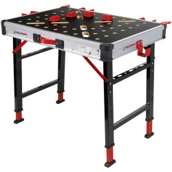 Holzmann FLEX01 Mobile Folding Work Table 15kg MDF Surface Extendable