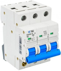 Wyłącznik nadprądowy 3P B 50A 6kA AC LC-Tec EBS9B-3B/50 LCTEC-EBS9B-3B/50