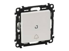 VALENA LIFE Wyłącznik zwierny przycisk przełączy no/nc podświetlany biały 12V 752113 LEGRAND