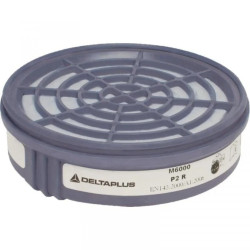 Zestaw 2 filtrów p2 do półmasek m6200 i m6100 - jupiter kolor biały TETE M6000P2R