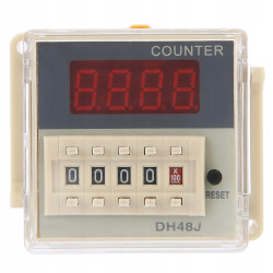 DH48J-11A Digital Display Electronic Counter Relay with 35mm DIN Rail Base