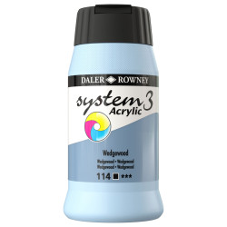Daler Rowney System 3 Acrylic Paint Wedgewood (500ml)