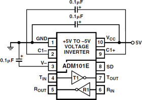 Craft Port™ Tiny RS-232 Transceiver to Portable Applications
