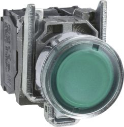 Schneider Electric XB4BW3365 XB4BW3365 Przycisk podświetlany 600 V 6 A chwilowy (D x S x W) 57 x 30 x 47 mm IP66, IP67,