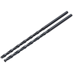 Draper 08789 Black HSS Long Drill Bit 4.0 x 119mm (Pack of 2)