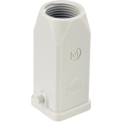 Harting 19 20 003 0420 Han&#xAE; 3 A Hood Cable Entry Polycarbonate 2 Pegs