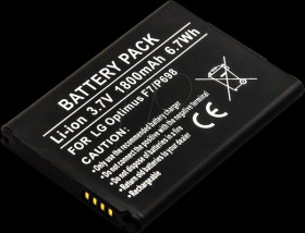 10580 Smartphone battery for LG devices, Li-Ion, 1800 mAh