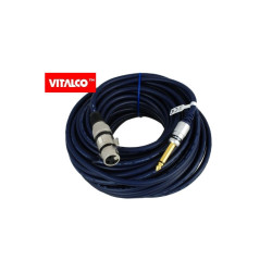 Kabel Jack 6,3Mono - Gn.XLR 10m MK17 VITALCO