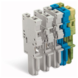 WAGO 769-503 1-conductor End Module Codable 1-pole Grey