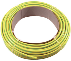 Insulating tube, inside Ø 2 mm, yellow/green, PVC, -20 to 90 °C, 0837 0001 060
