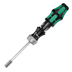 Wera 05073660001 KK27RA Kraftform Kompakt Ratchet Screwdriver &amp; 6-Piece Bit Set