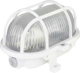 REV Ovalleuchte Kst.LED 5W weiß Lampa z ochroną przed wilgocią LED E-27 5 W ciepła biel biały